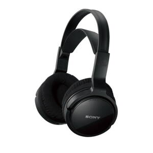 SONY sluchátka náhlavní MDRRF811RK/ bezdrátová/ 3,5mm jack/ citlivost 100 dB/mW/ černá