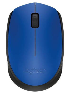 Logitech myš M171/ Bezdrátová/ Optická/ 1000dpi/ USB přijímač/ modrá