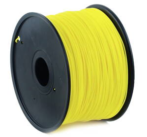 GEMBIRD 3D PLA plastové vlákno pre tlačiarne, priemer 1,75 mm, 1kg, žlté