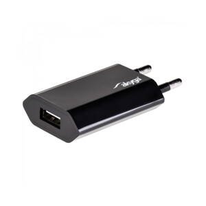 TRX Akyga USB nabíječka 220V/ 5V/ 1A/ černá