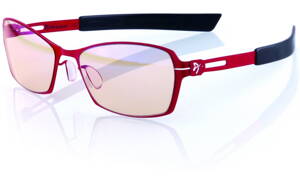 AROZZI herní brýle VISIONE VX-500/ červenočerné obroučky/ jantarová skla