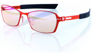 AROZZI herné okuliare VISIONE VX-500/ oranžovočierné obrúčky/ jantárové skla