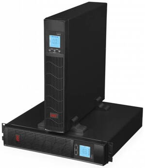 EUROCASE záložní zdroj EA620RT 2000VA / 1600W / Rack/Tower / USB / RJ45 / LCD Displej / Pure sine way