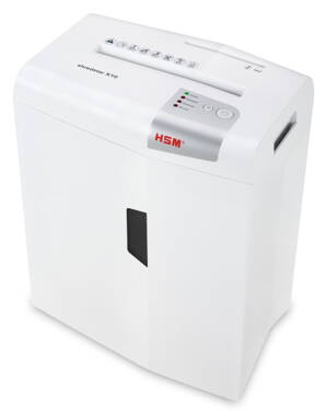 HSM skartovačka shredstar X10/ formát A4/ veľkost rezu 4x35mm/ stupeň utajenia (DIN) P-4/ biela