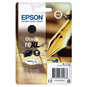 Epson inkoustová náplň/ T1631/ C13T16314012/ Singlepack 16XL DURABrite Ultra Ink/ Černá