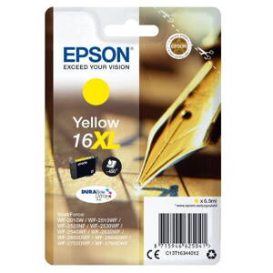 Epson inkoustová náplň/ T1634/ C13T16344012/ Singlepack 16XL DURABrite Ultra Ink/ Žlutá