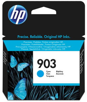 HP inkoustová kazeta 903 azurová T6L87AE, originál