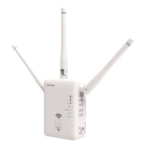 STRONG dvojpásmový opakovač 750 / Wi-Fi štandard 802.11a / b / g / n / ac / 750 Mbit / s / 2,4GHz a 5GHz / 2x LAN / biely
