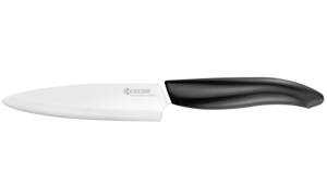 KYOCERA keramický nůž na ovoce a zeleninu s bílou čepelí 11 cm, černá rukojeť