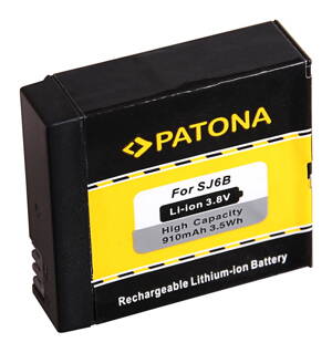 PATONA baterie pro digitální kameru SJCAM SJ6 910mAh Li-Ion