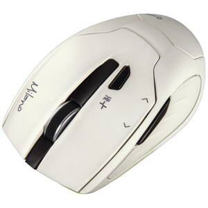 HAMA myš Milano/ bezdrôtová/ optická/ 2400 dpi/ 6 tlačidiel/ USB/ biela