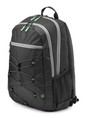 HP 15,6" Active Backpack (Black/Mint Green)