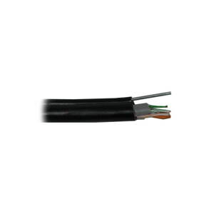 PLANET kabel UTP, drát, 4pár, Cat 5e, PE+PVC venkovní dvouplášť, ocelové nosné lanko, Fca, (balení 305m)