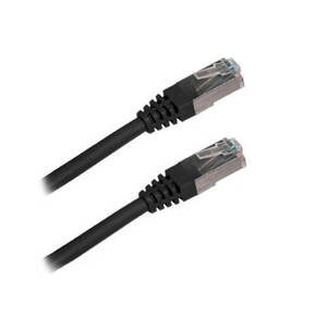 XtendLan Patch kabel Cat 5e FTP 0,5m - černý