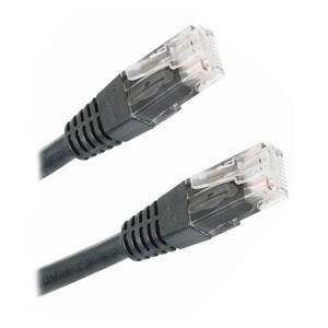 XtendLan Patch kabel Cat 5e UTP 0,25m - černý