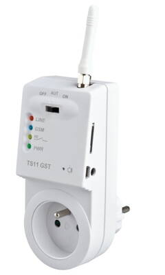 ELEKTROBOCK Tepelne spínaná zásuvka TS11 GST, programovateľná