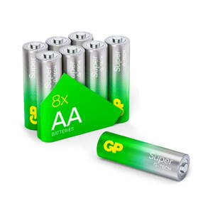 GP alkalická baterie 1,5V AA (LR6) Ultra 8ks blistr (6+2ks ZDARMA)