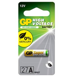 GP alkalická baterie 12V 27A 1ks blistr