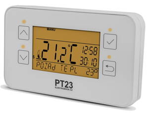 ELEKTROBOCK Priestorový termostat PT23 programovateľný, dotykové ovládanie,