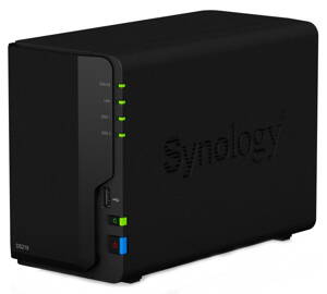 Synology DS218 2x SATA 3,5 ", 2GB DDR4 SDRAM, 2x USB 3.0, 1x Gb LAN