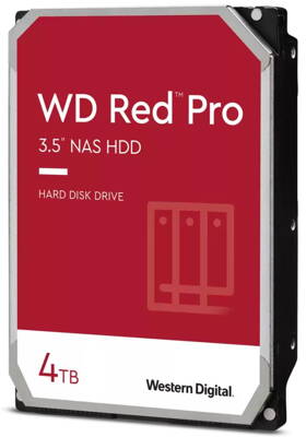 WD HDD RED Pro 4TB HDD / WD4003FFBX / SATA 6Gb/s / Interní 3,5"/ 7200 rpm / 256MB