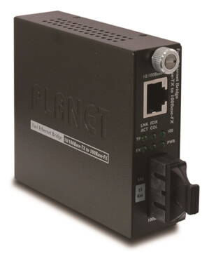 Planet FST-802S15 konvertor smart, 10 / 100Base-TX / FX SC, 15km