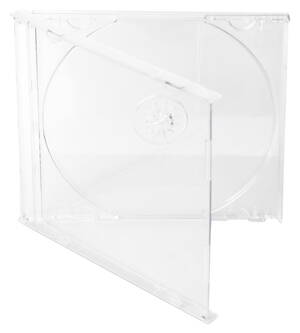 COVER IT box jewel + tray/ plastový obal na CD/ 10mm/ čirý/ 10pack