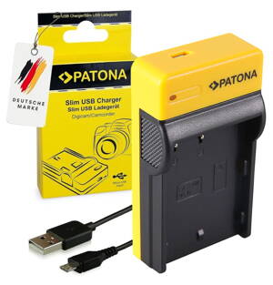 PATONA nabíječka Foto Panasonic DMW-BLF19 slim, USB