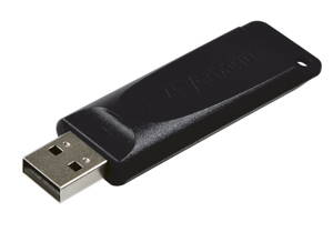VERBATIM Flash disk Store 'n' Go Slider/ 64GB/ USB 2.0/ černá