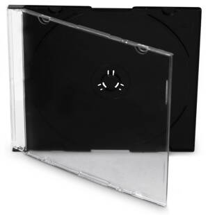 COVER IT box jewel + tray/ plastový obal na CD/ slim/ 5,2mm/ černý/ 10pack