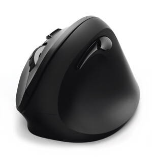 HAMA myš EMW-500/ bezdrôtová/ optická/ 1800 dpi/ vertikálna/ ergonomická/ 6 tlačídiel/ USB/ čierná