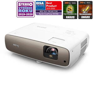 BenQ W2700 4K UHD/ DLP projektor/ HDR/ 2000ANSI/ 30.000:1/ 2x HDMI/ USB