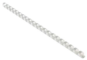 EUROSUPPLIES Plastový chrbát/ formát A4/ 12,5mm/ biely/ 100 pack