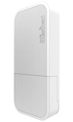 MikroTik RouterBOARD RBwAP2nD Access point, vonkajšie, ROS L4, 1xLAN, 2.4Ghz 802.11b / g / n, biely plast. krabice, nap. ad.