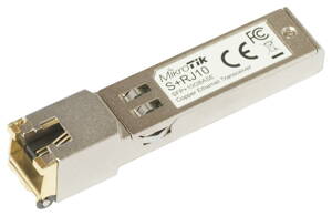 MikroTik S + RJ10 RJ45 10M / 100M / 1G / 10G copper modul (SFP +)