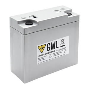 GWL/ELERIX LP12V20AHB LiFePO4 akumulátor 12V, 20Ah