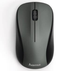 HAMA myš MW-300/ bezdrôtová/ optická/ tichá/ 1200 dpi/ 3 tlačidla/ USB/ antracitová