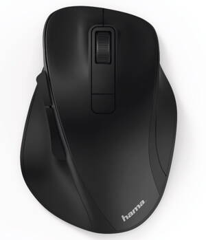 HAMA myš MW-500/ bezdrôtová/ optická/ 1600 dpi/ 6 tlačídiel/ USB/ čierná