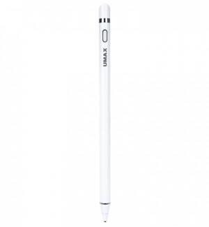 UMAX univerzální pero White/ USB/ kompatibilní s telefony a tablety s iOS, Android a Windows