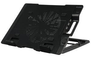 Zalman chladič notebooku ZM-NS2000 / pro notebooky do 17" / naklápěcí / USB Hub / USB / černý