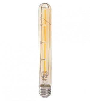 TESLA LED žárovka TUBE VINTAGE/ E27/ 4W/ 230V/ 380lm/ 2400K/ zlatá