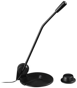 HAMA stolový mikrofón CS-461/ 3,5 mm jack/ plast/ čierný