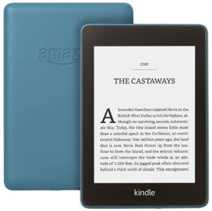 AMAZON e-book reader Kindle PAPERWHITE 4 2018/ 6" E-ink displej/ 8GB/ IPX8/ Wi-Fi/ SPONZOROVANÁ VERZE/ modrý