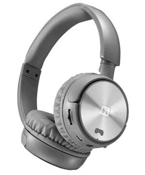 Swissten Bluetooth Stereo Sluchátka Trix Stříbrno/Šedé