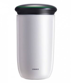 UMAX chytrá láhev Cooling Cup C2 White/ upozornění na pitný režim/ objem 220ml/ provoz 30 dní/ USB/ ocel
