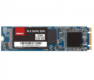 UMAX SSD 256GB/ interní/ M.2/ 2280/ SATAIII/ 3D TLC