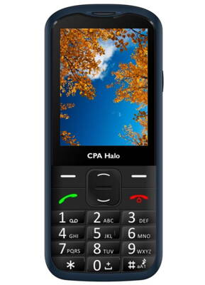 CPA HALO 18 modrý   nabíjecí stojánek/ pro seniory/ 2,8" barevný display/ FM rádio
