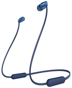 SONY headset do uší WI-C310/ bezdrôtové slúchatka  + mikrófon/ USB-C/ Bluetooth/ modrý