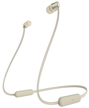 SONY headset do uší WI-C310/ sluchátka bezdrátová + mikrofon/ USB-C/ Bluetooth/ zlatý