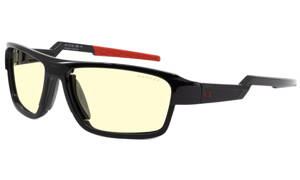 GUNNAR herní brýle Lightening Bolt 360 / obroučky ONYX / měnitelná sluneční skla / 3 druhy nožiček / jantarová skla